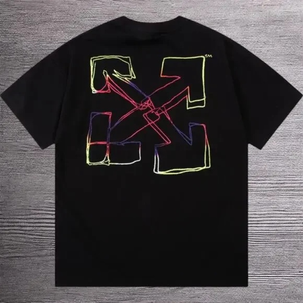 Off-White Men's Black Short Sleeve T-Shirt